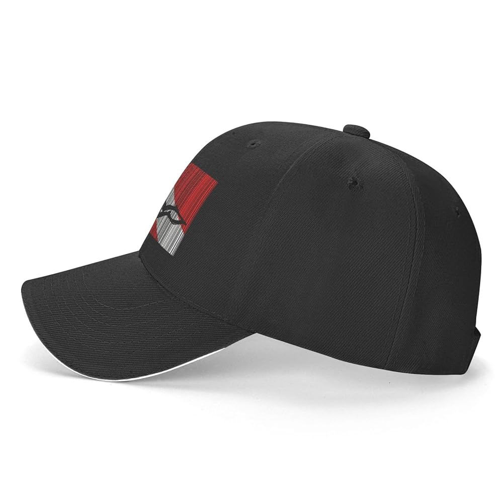 Diving Flag Scuba Divers Premium Adjustable Baseball Cap for